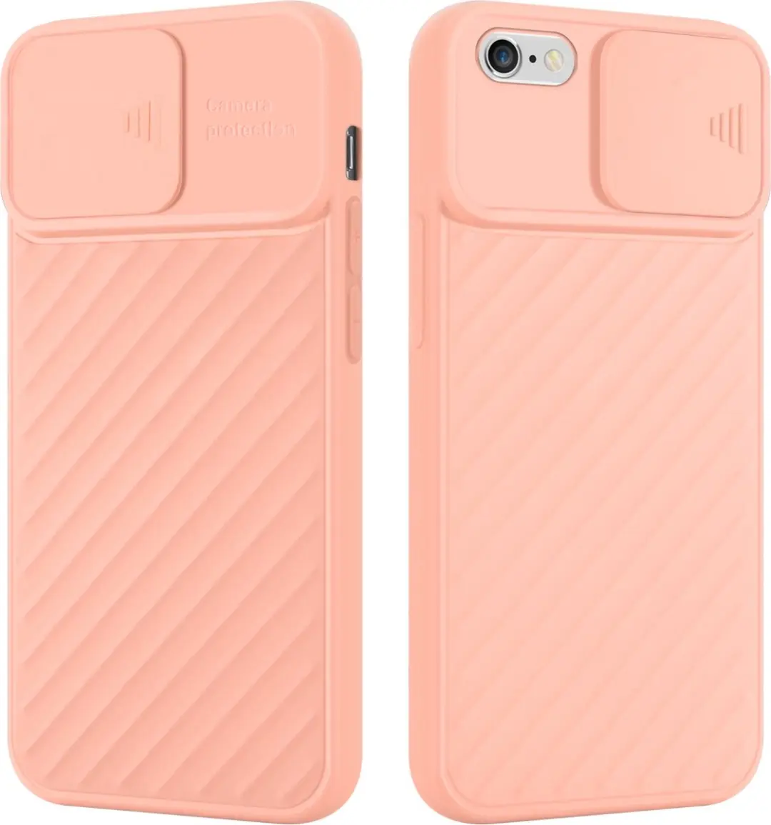 Cadorabo Hoesje geschikt voor Apple iPhone 6 PLUS / 6S PLUS in Mat Roze