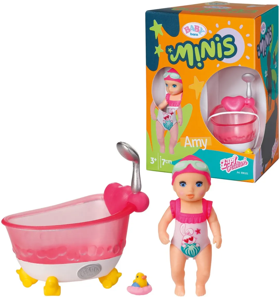 Baby Born Minis Badewanne met Amy - Multikleur