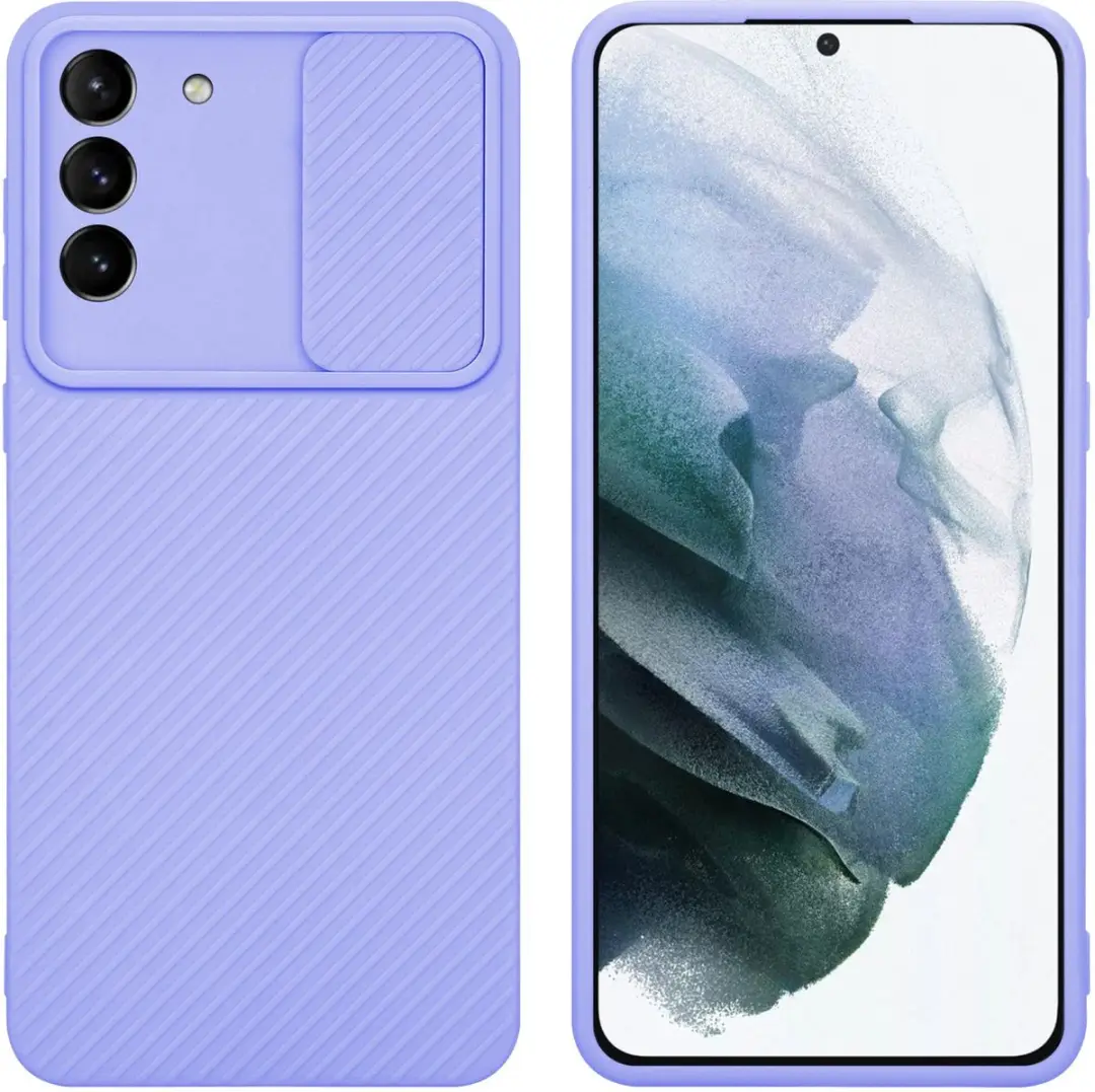 Cadorabo Hoesje geschikt voor Samsung Galaxy S21 PLUS in Bonbon Paars