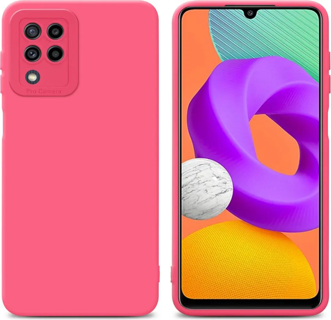 Cadorabo Hoesje geschikt voor Samsung Galaxy M22 / M32 4G in FLUID ROOD