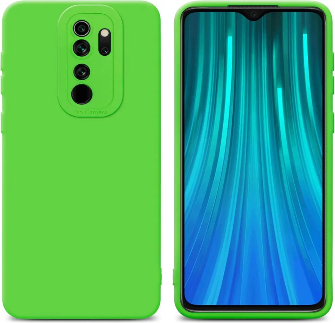 Cadorabo Hoesje geschikt voor Xiaomi RedMi NOTE 8 PRO in FLUID GROEN