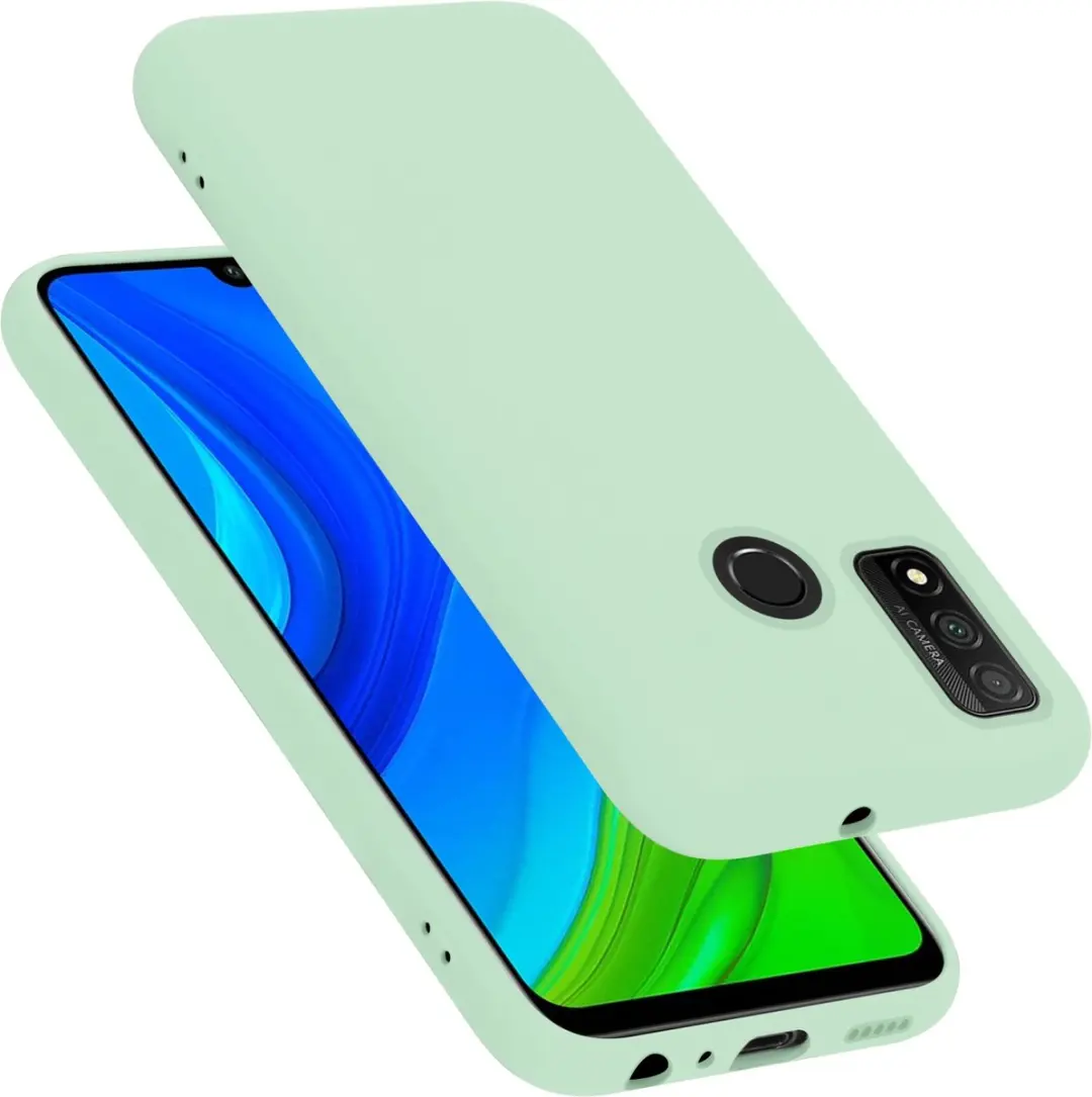 Cadorabo Hoesje geschikt voor Huawei P SMART 2020 in LIQUID LICHT GROEN