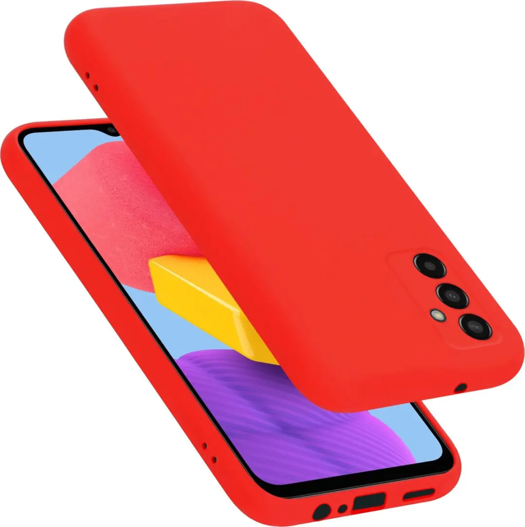 Cadorabo Hoesje geschikt voor Samsung Galaxy M13 4G in LIQUID ROOD