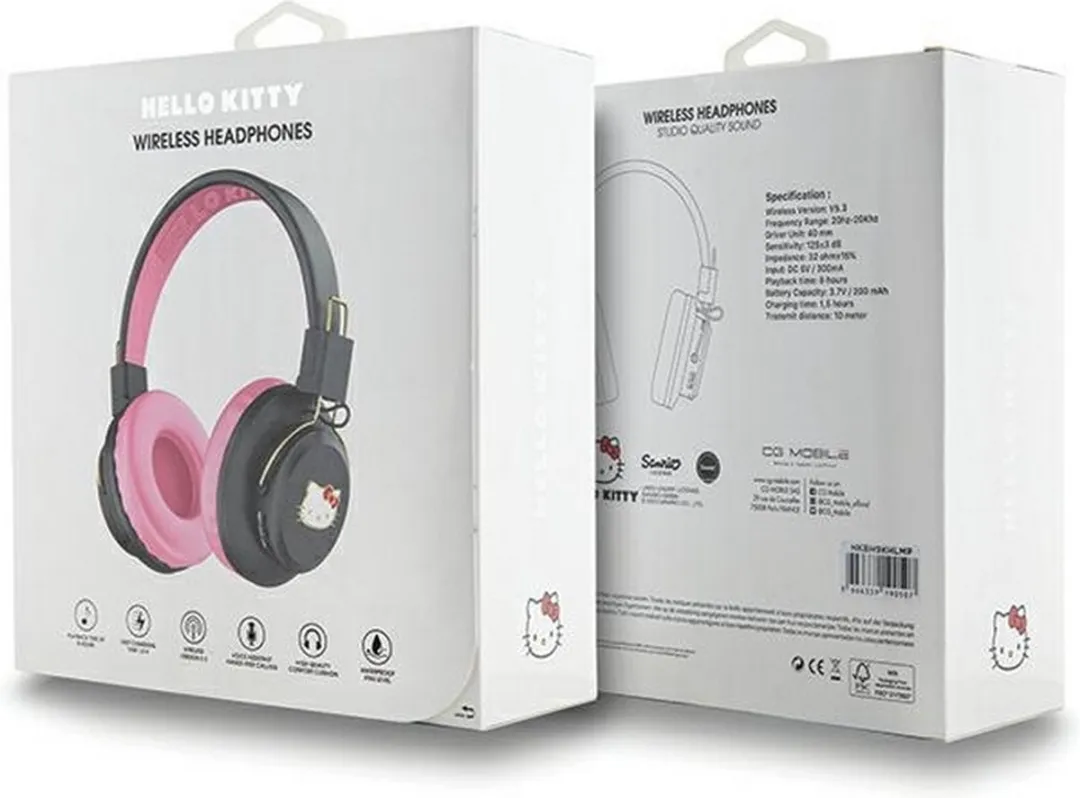 Hello Kitty HKBH Bluetooth Koptelefoon - Roze - afbeelding 4 van 6