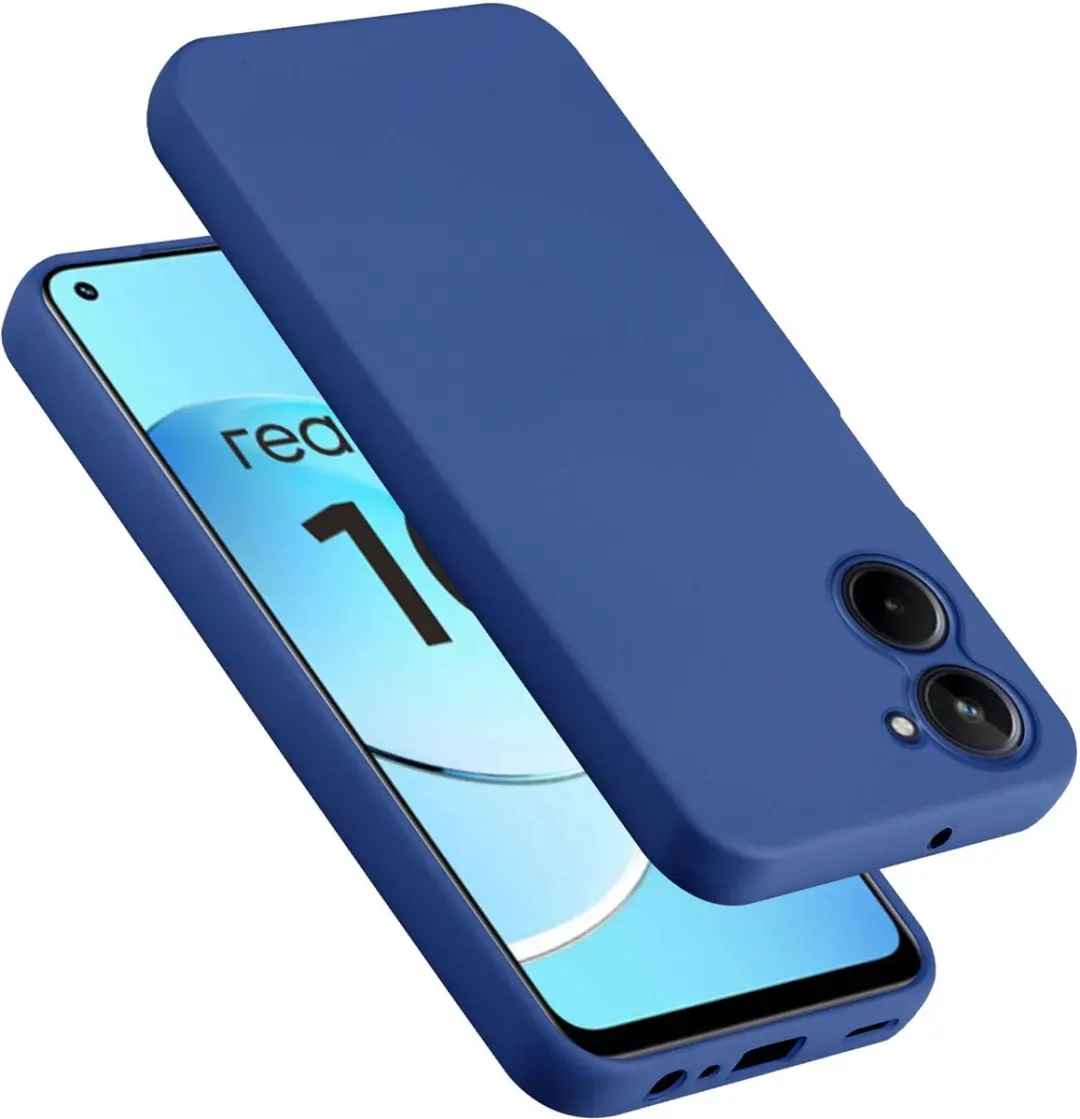 Cadorabo Hoesje geschikt voor Realme 10 4G in LIQUID BLAUW