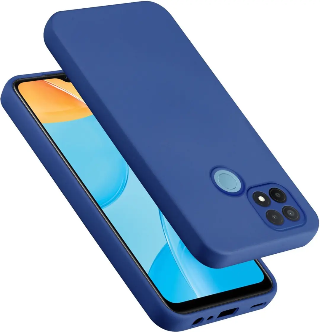 Cadorabo Hoesje geschikt voor OPPO A15 / A15s in LIQUID BLAUW