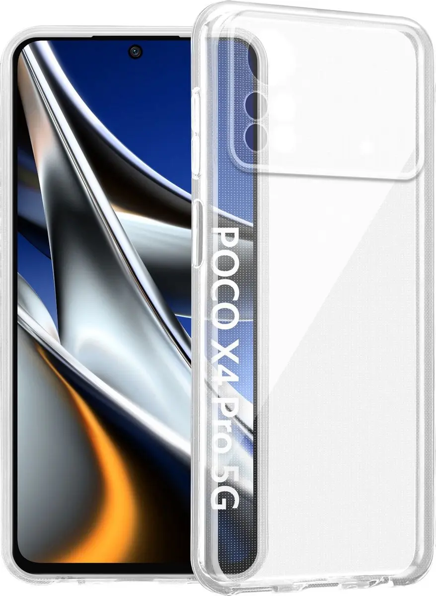 Cadorabo Hoesje geschikt voor Xiaomi Poco X4 Pro in VOLLEDIG TRANSPARANT