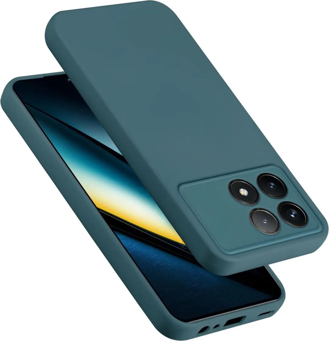Cadorabo Hoesje geschikt voor Xiaomi Poco F6 Pro in LIQUID GROEN