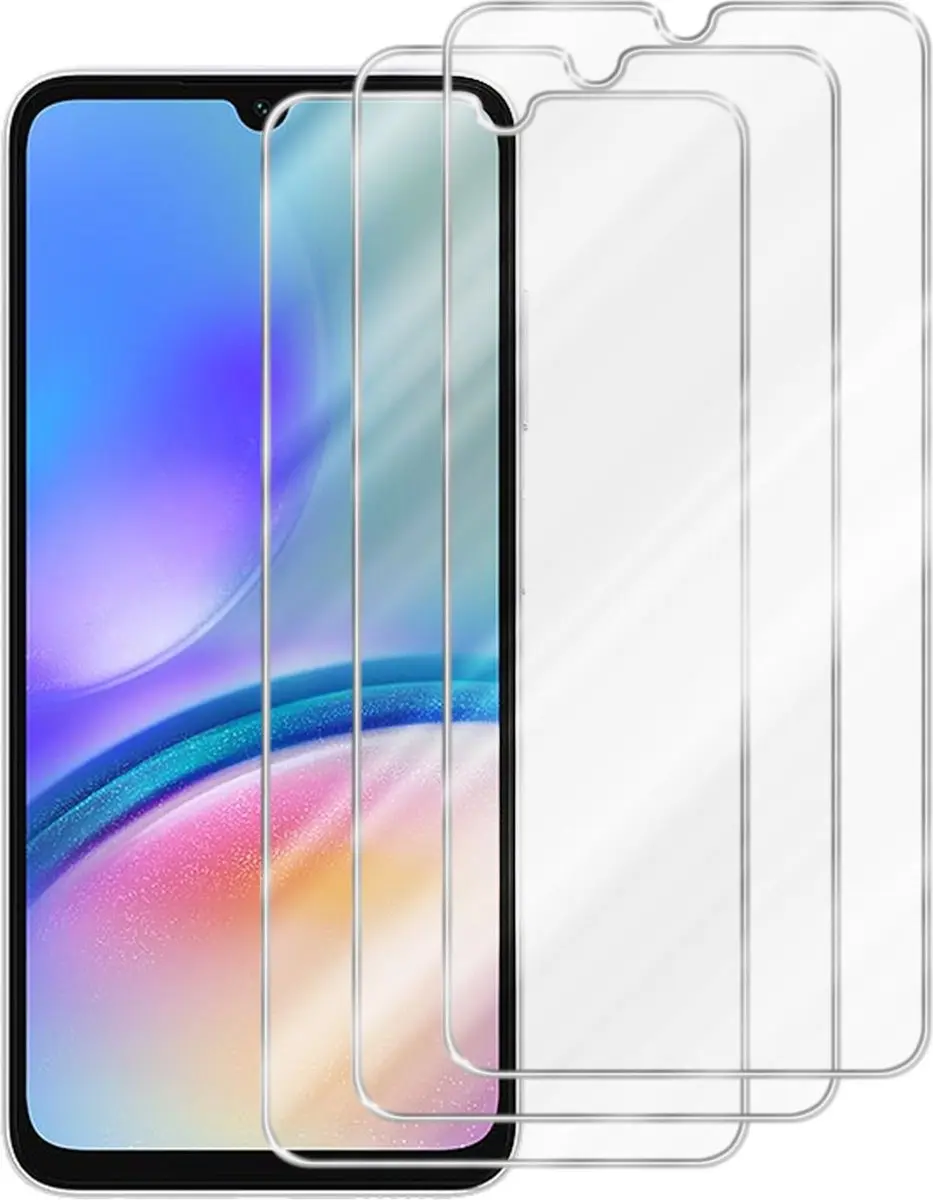 Cadorabo 3x Screenprotector geschikt voor Samsung Galaxy A05s