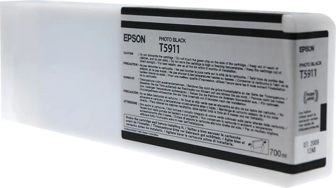 Epson T5911 Inktcartridge Foto Zwart 700ml