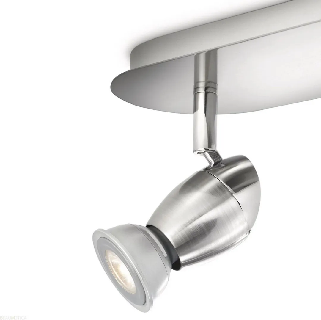 Philips myLiving Chestnut Plafondspots - 2x 4W Mat Chroom - afbeelding 6 van 6