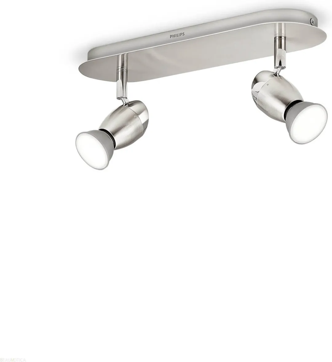 Philips myLiving Chestnut Plafondspots - 2x 4W Mat Chroom