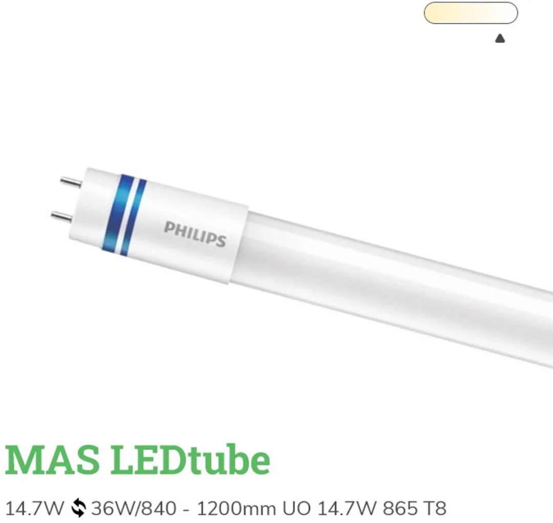 Philips LEDtube T8 MASTER Ultra Output 14.7W 2500lm 120cm - Daglicht