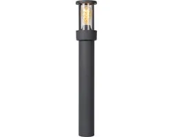 Lucide LORI Sokkellamp E27 - Dag/nacht sensor - Antraciet
