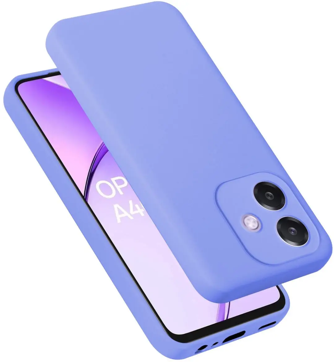 Cadorabo Hoesje geschikt voor Oppo A40 in LIQUID LICHT PAARS