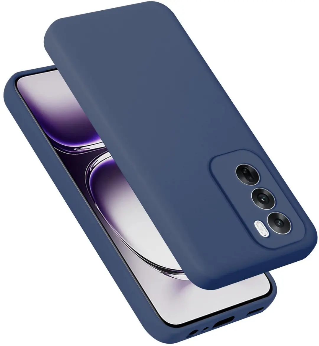 Cadorabo Hoesje geschikt voor Oppo Reno 12 in LIQUID BLAUW