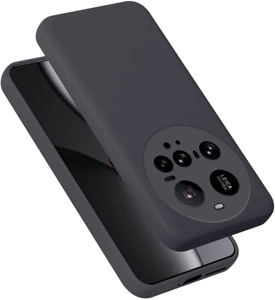 Cadorabo Hoesje geschikt voor Xiaomi 15 Ultra Case in Liquid Zwart Beschermhoes