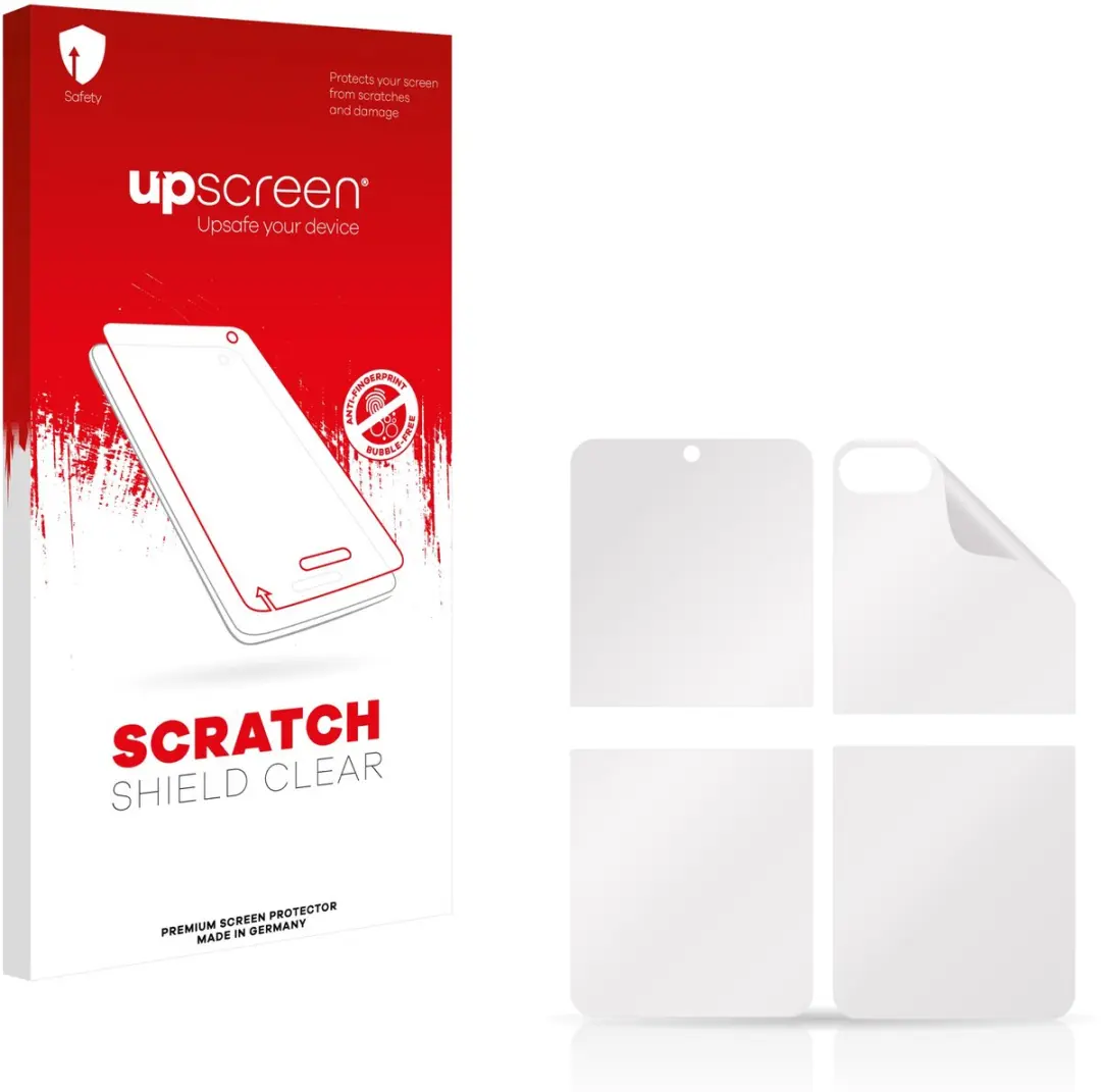 upscreen Screenprotector Samsung Galaxy Z Flip 5 - Voor+Achter - Transparant - afbeelding 6 van 6