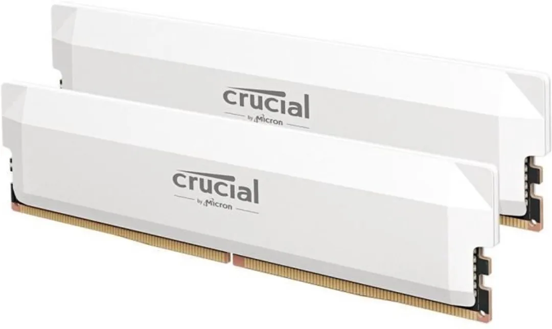Crucial DDR5 Pro CP2K32G64C40U5W RAM Kit 64GB 6400MT/s CL40 Wit