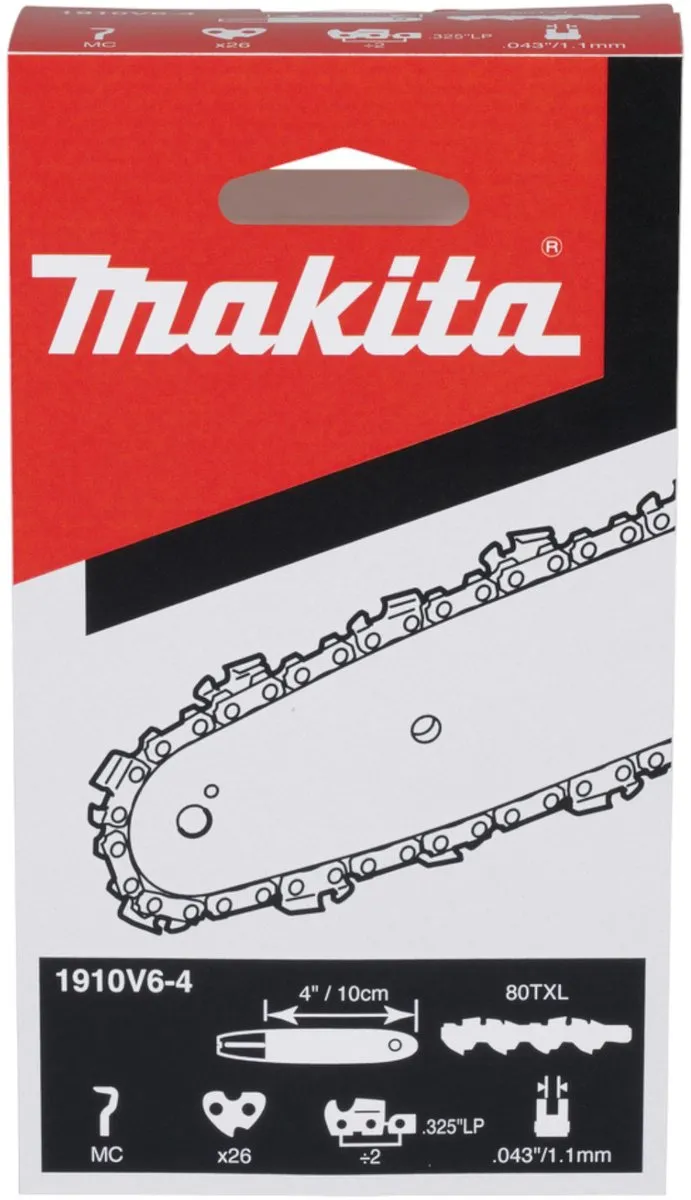 Makita 80TXL Zaagketting 1910V6-4 - 10cm 0,325" LP 1,1mm