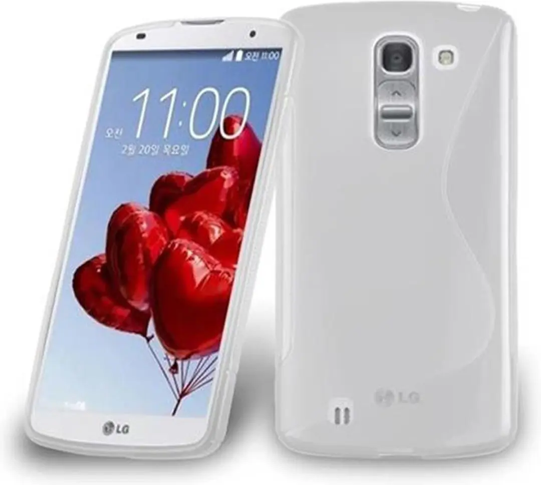 Cadorabo Hoesje geschikt voor LG OPTIMUS G PRO 2 in SEMI-TRANSPARANT - Beschermhoes gemaakt van flexibel TPU silicone Case Cover