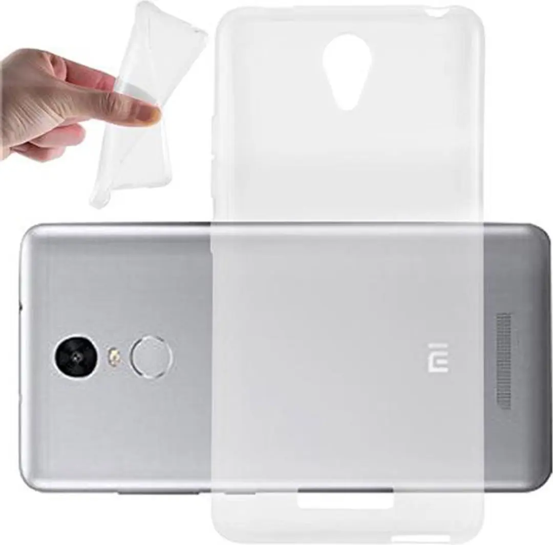 Cadorabo Hoesje geschikt voor Xiaomi RedMi 3 in VOLLEDIG TRANSPARANT