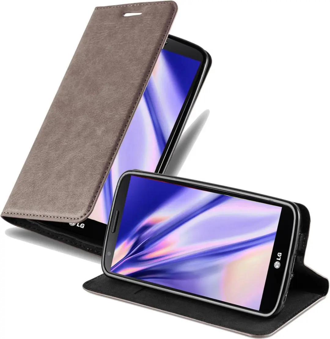 Cadorabo Hoesje geschikt voor LG G2 in KOFFIE BRUIN