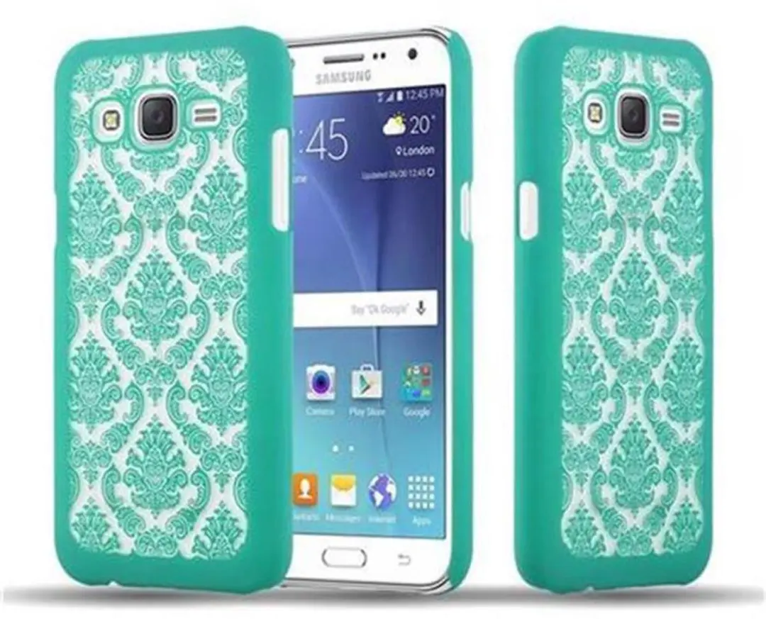 Cadorabo Hoesje geschikt voor Samsung Galaxy J5 2015 in GROEN