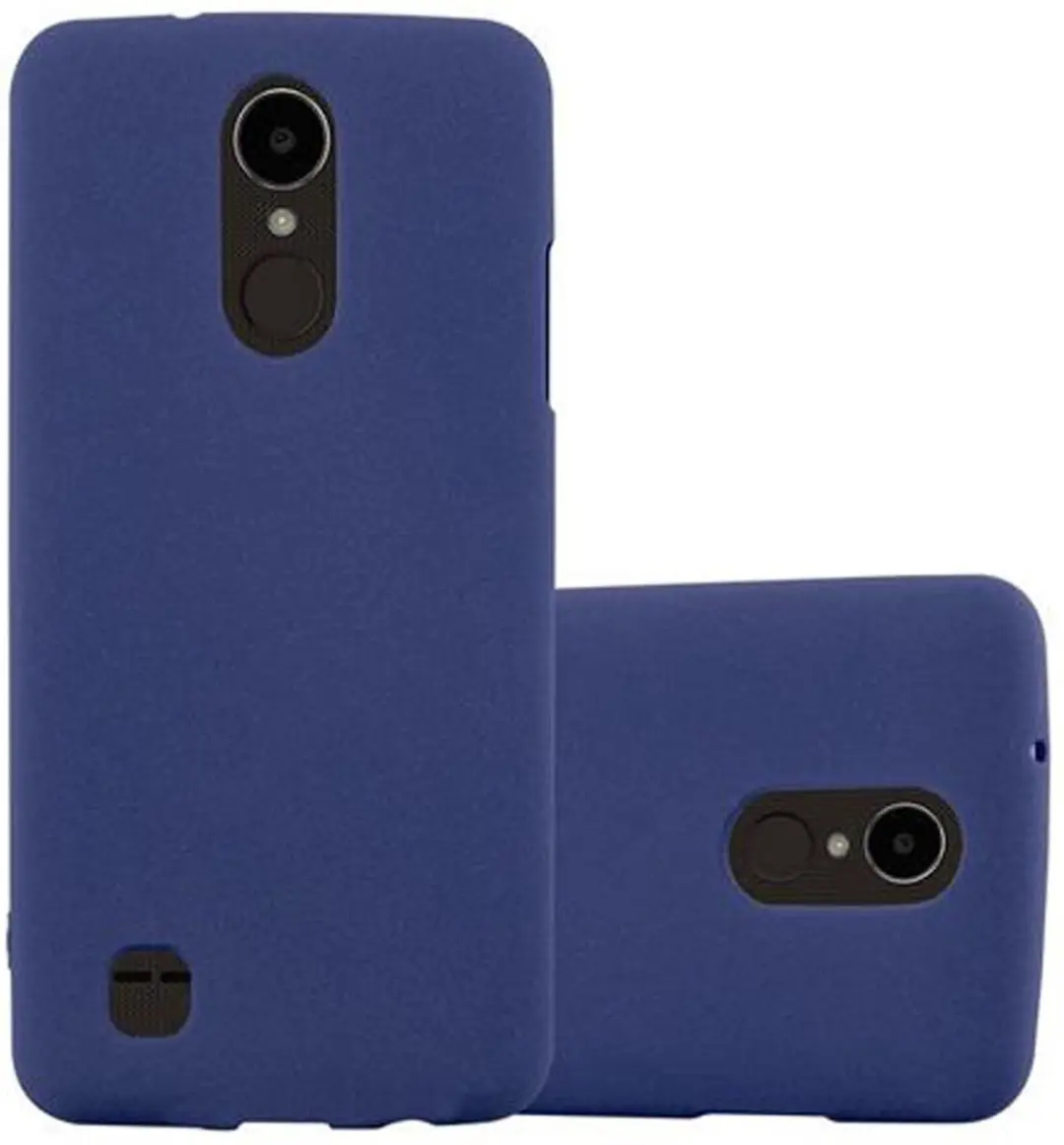 Cadorabo Hoesje geschikt voor LG K4 2017 in FROST DONKER BLAUW