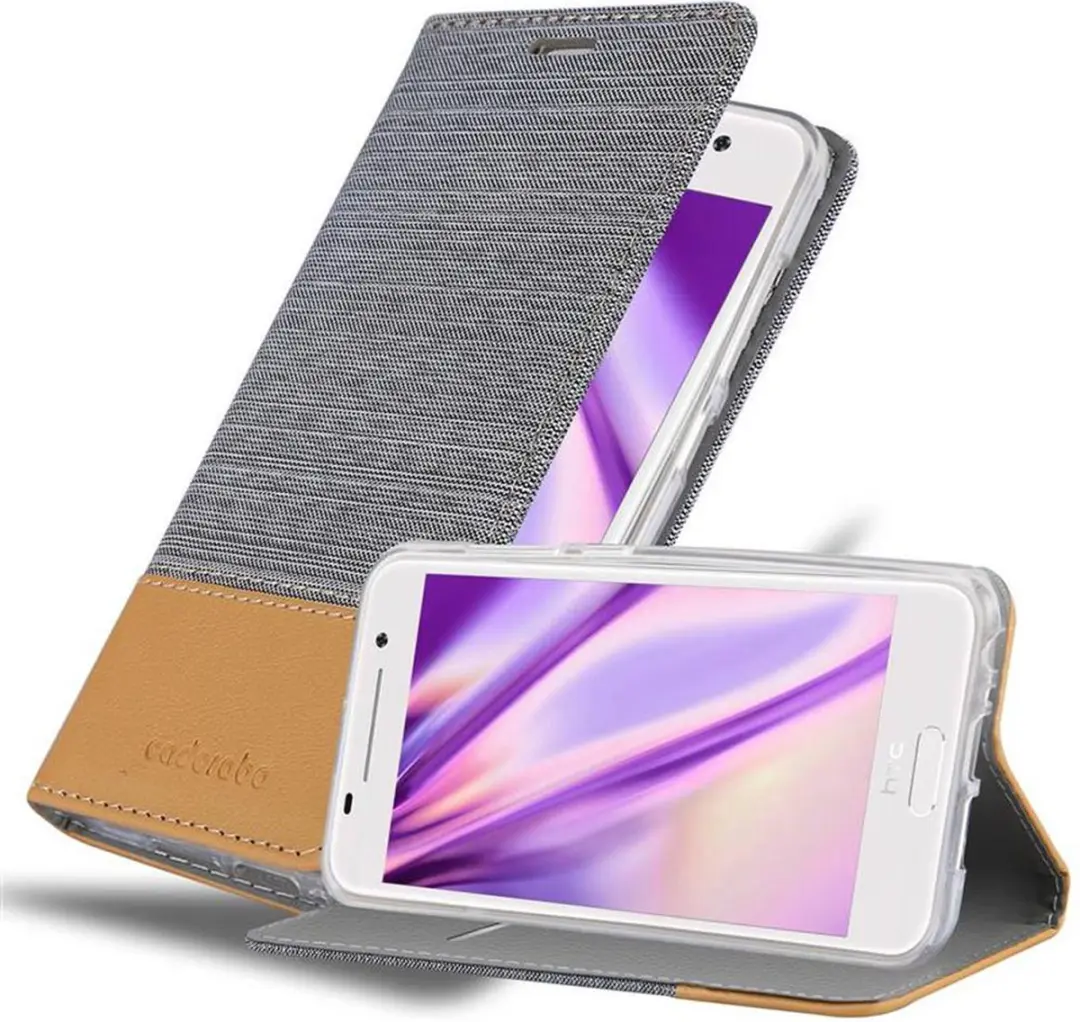 Cadorabo Hoesje geschikt voor HTC ONE A9 in LICHTGRIJS BRUIN