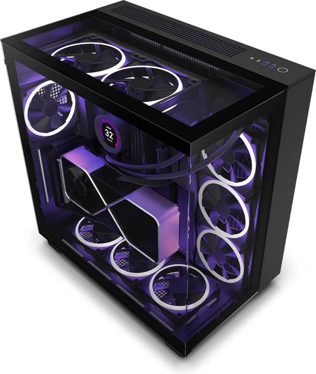 NZXT H9 Elite - Zwart