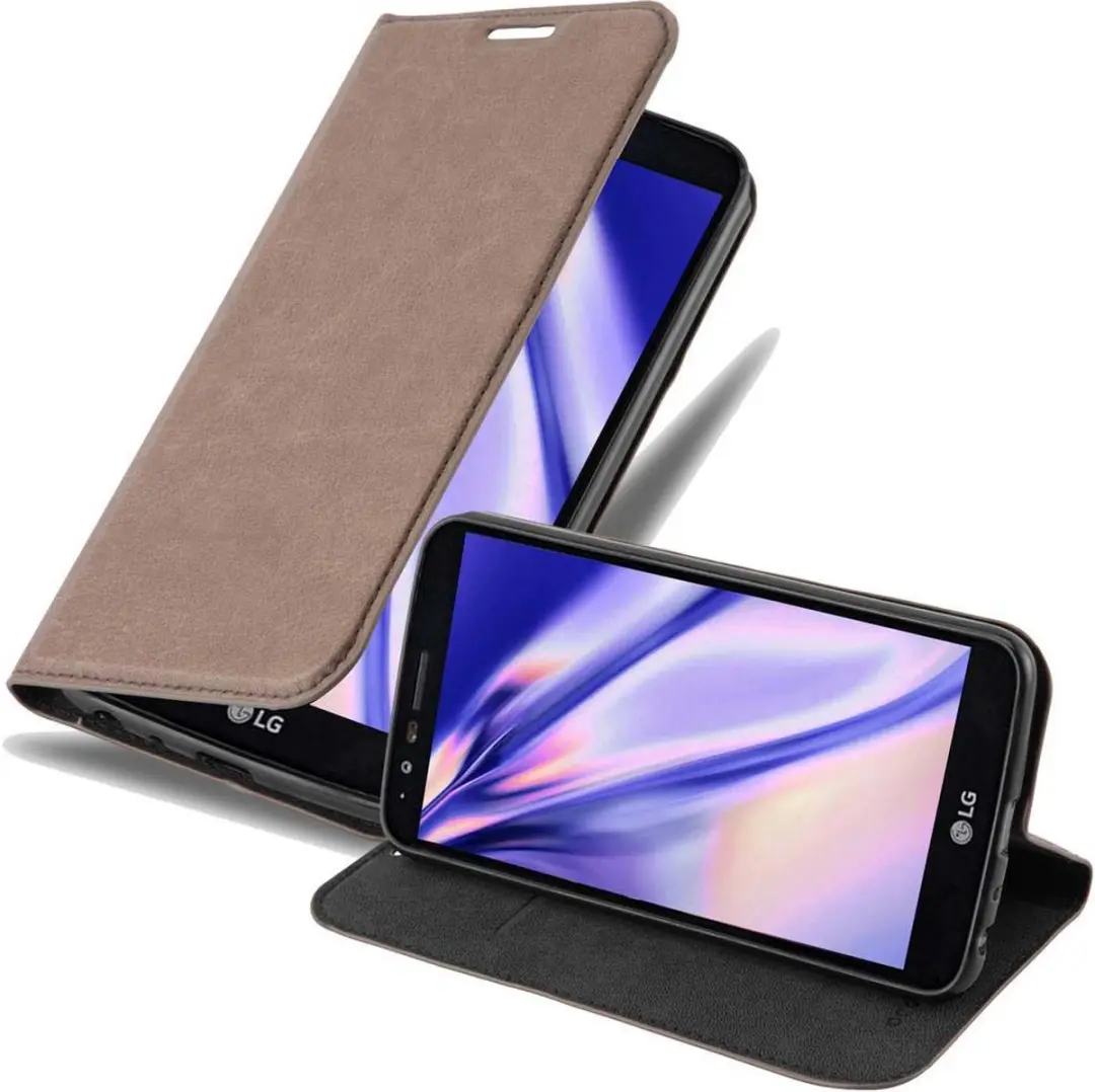 Cadorabo Hoesje geschikt voor LG STYLUS 3 in KOFFIE BRUIN