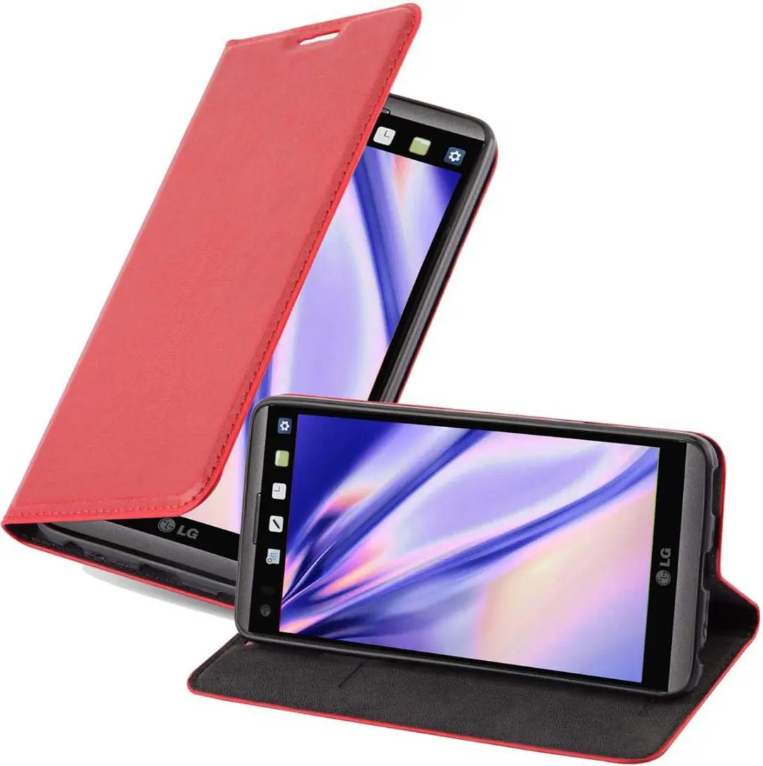 Cadorabo Hoesje geschikt voor LG V20 in APPEL ROOD