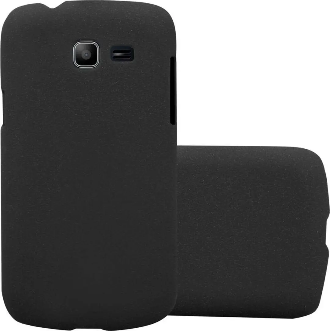 Cadorabo Hoesje geschikt voor Samsung Galaxy TREND LITE in FROSTY ZWART