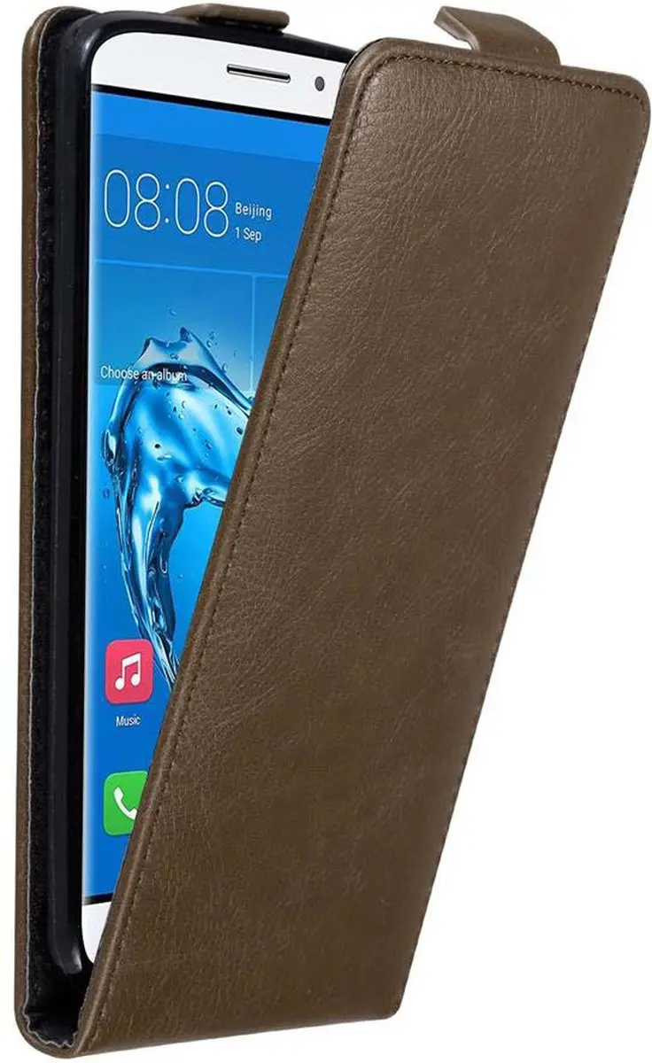Cadorabo Hoesje geschikt voor Huawei NOVA PLUS in KOFFIE BRUIN