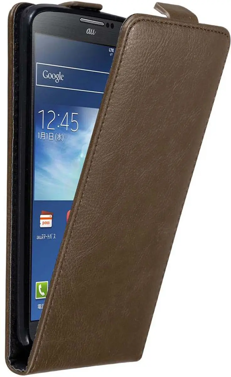 Cadorabo Hoesje geschikt voor Samsung Galaxy NOTE 3 in KOFFIE BRUIN
