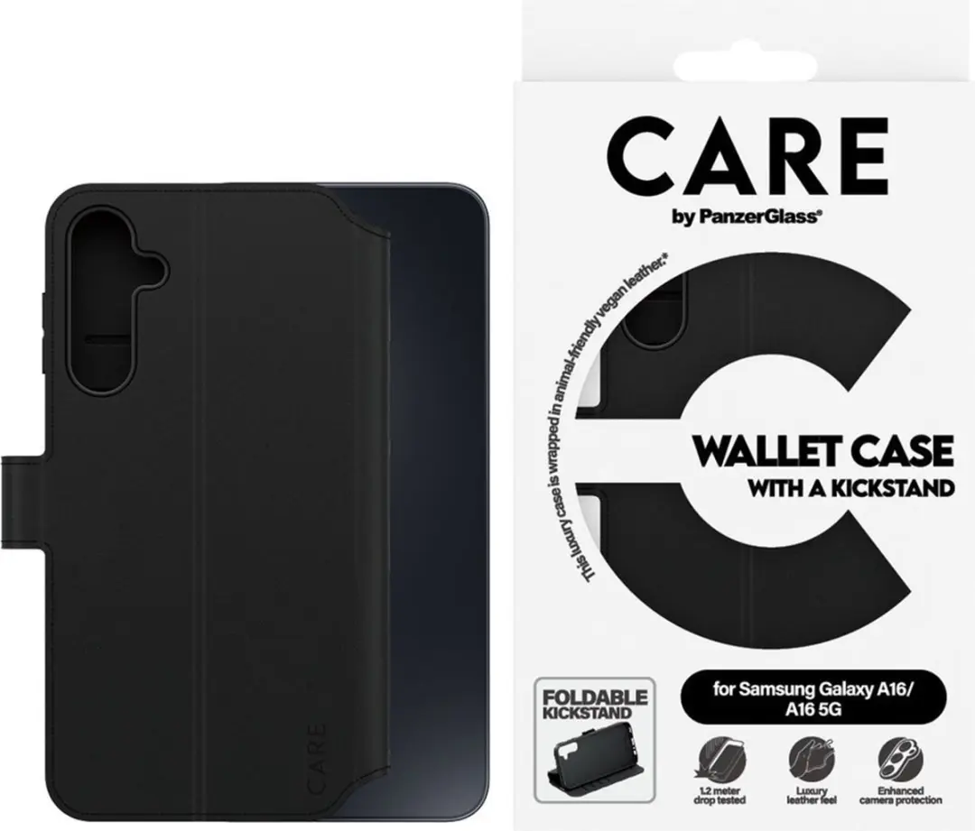 PanzerGlass CARE Feature Wallet Hoesje Samsung Galaxy A16 - afbeelding 3 van 6