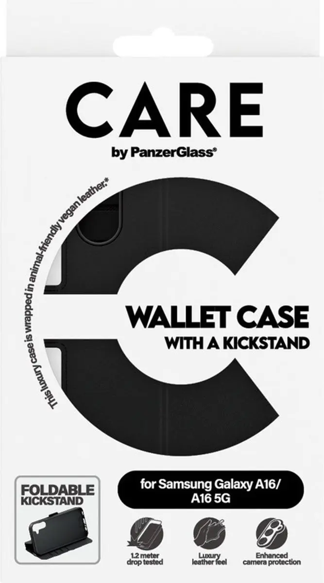 PanzerGlass CARE Feature Wallet Hoesje Samsung Galaxy A16 - afbeelding 4 van 6