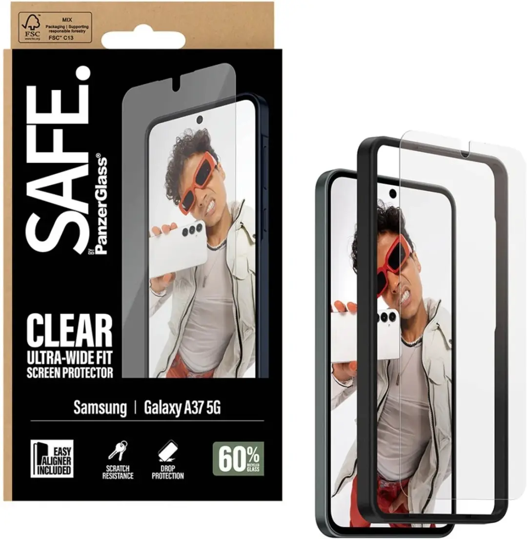 PanzerGlass SAFE SA72239 Screenprotector - Galaxy A37 5G - afbeelding 3 van 6
