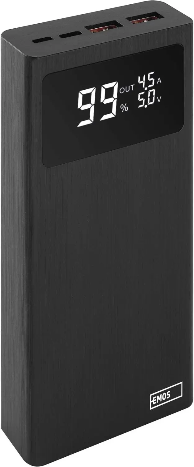 Emos BetaQ 20 Powerbank B0532B - 20.000mAh - 22,5W - Zwart - afbeelding 5 van 6