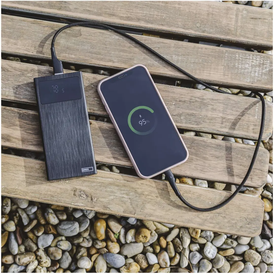 Emos BetaQ 20 Powerbank B0532B - 20.000mAh - 22,5W - Zwart - afbeelding 3 van 6