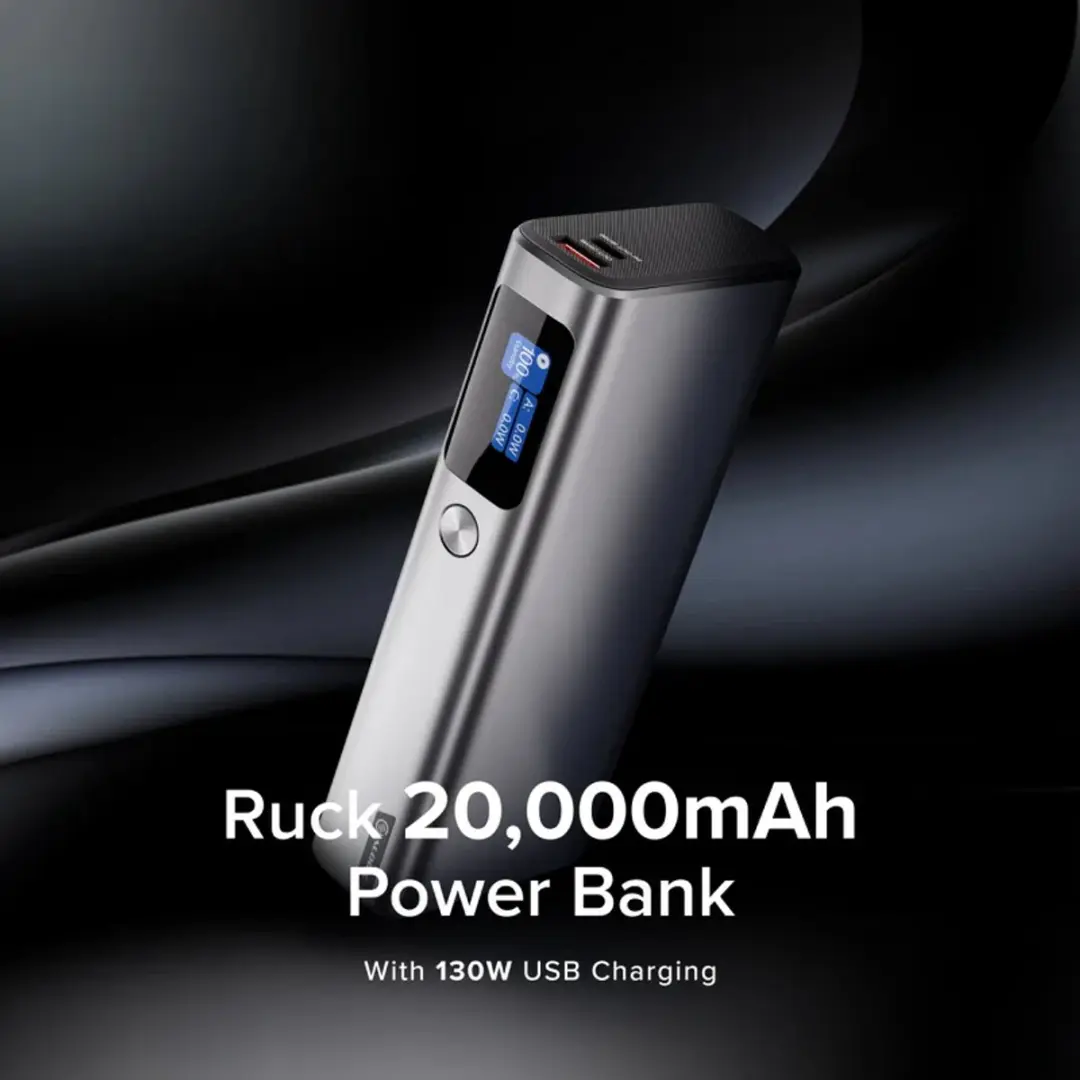 Alogic Ruck R20KPB130W Powerbank - Grijs - afbeelding 3 van 6