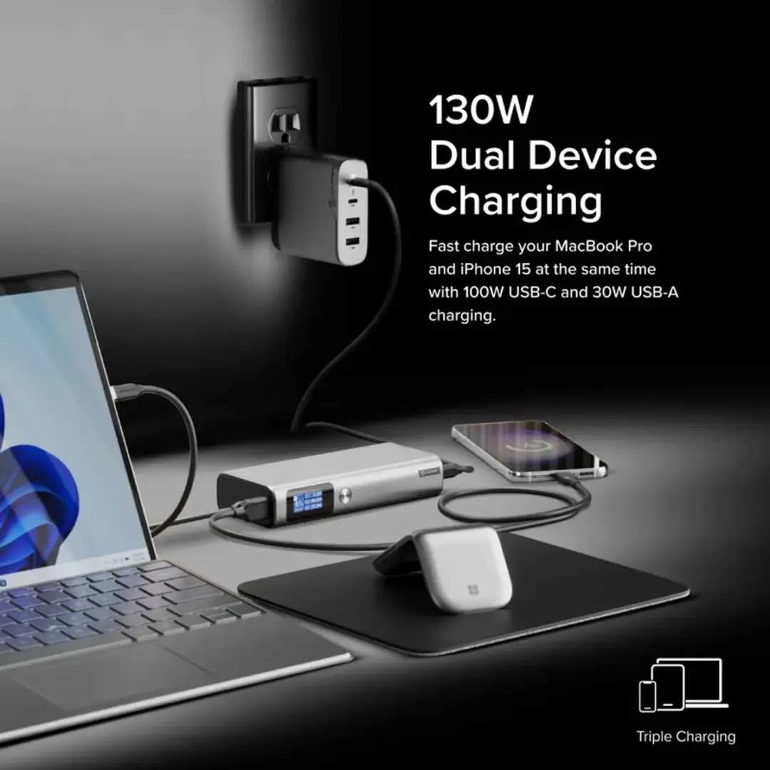 Alogic Ruck R20KPB130W Powerbank - Grijs - afbeelding 4 van 6