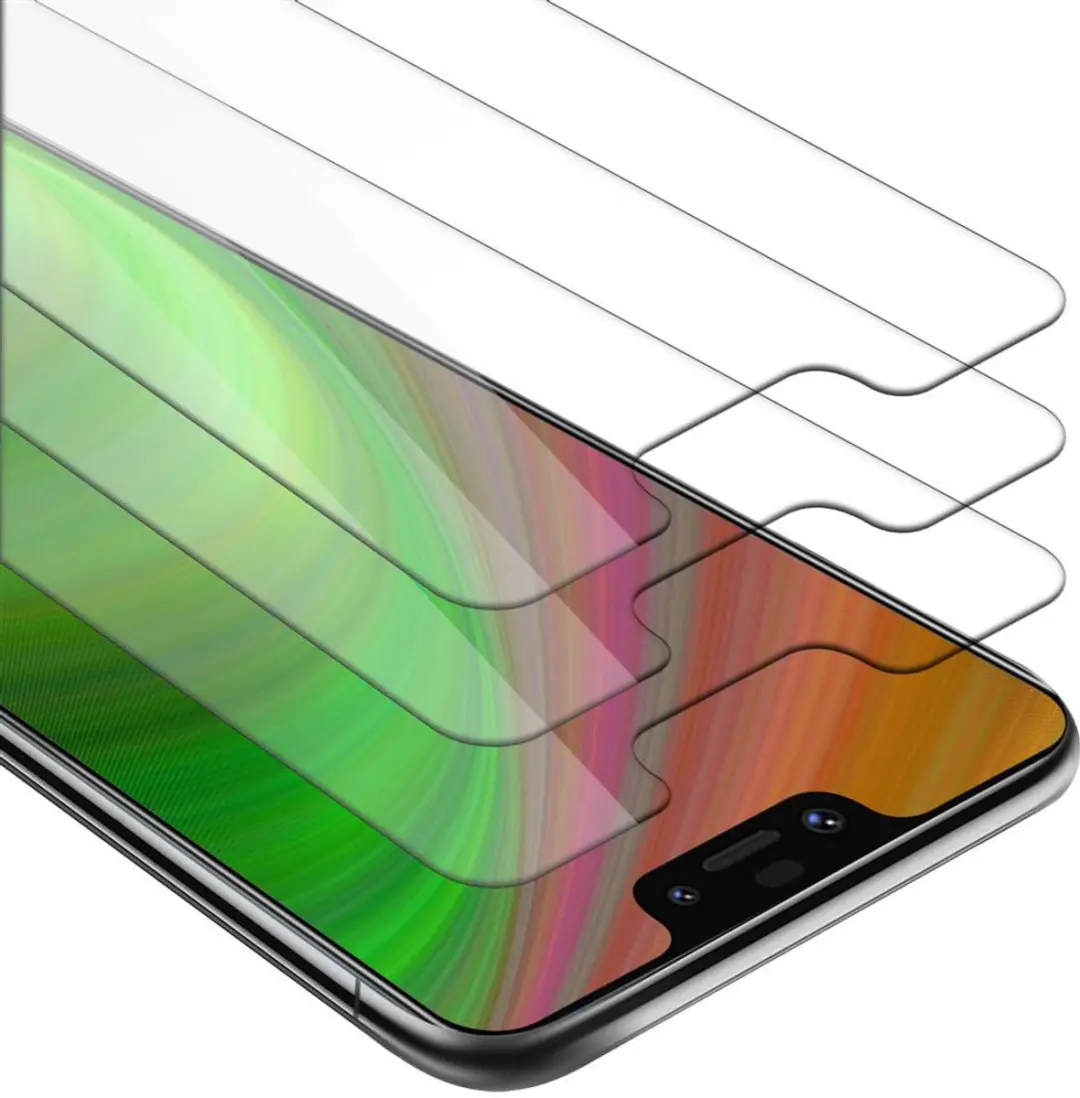 Cadorabo 3x Screenprotector geschikt voor Google PIXEL 3 XL