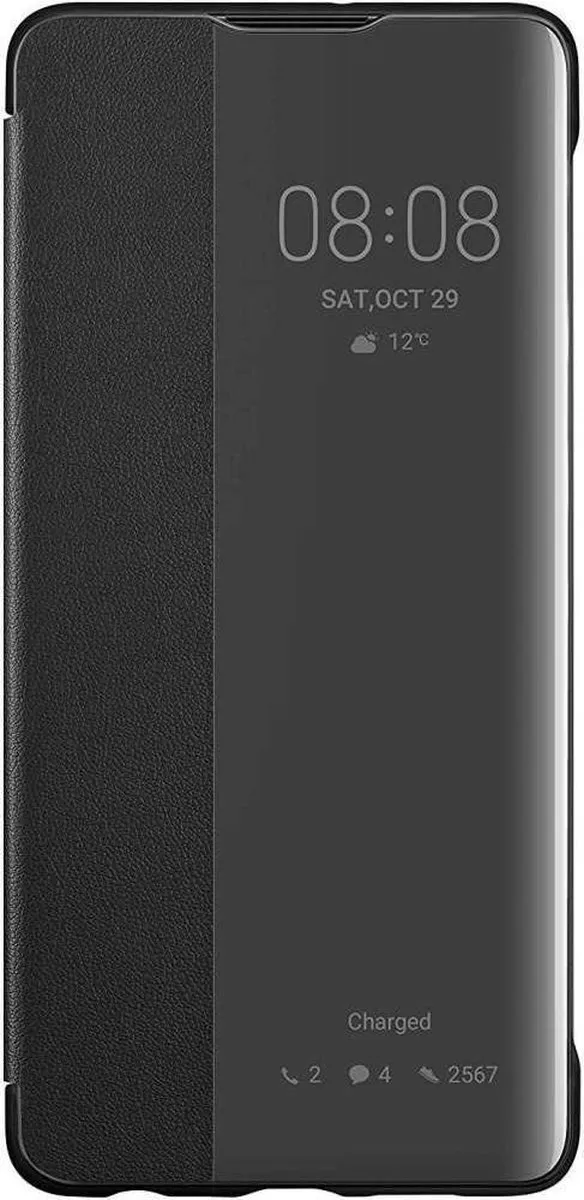 Huawei P30 Smart View Flip Cover 51992860 - Zwart