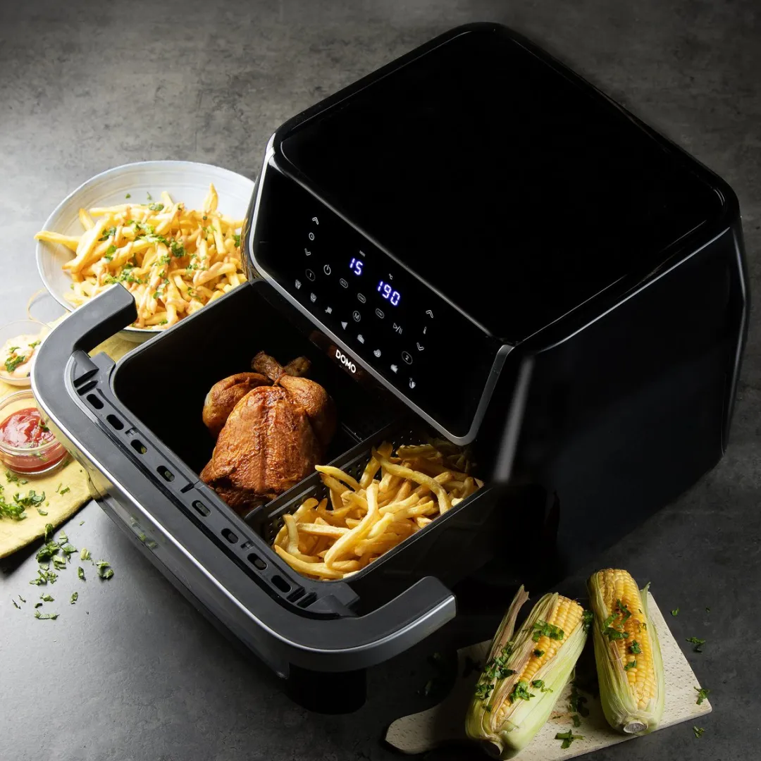 Domo DO544FR Airfryer XXL 1800W - 10L - Zwart