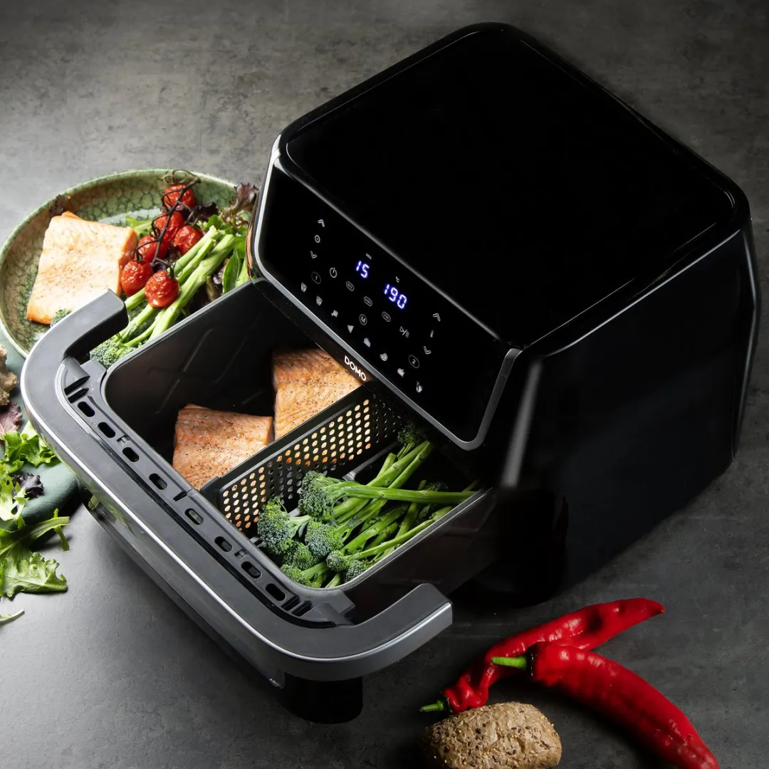Domo DO544FR Airfryer XXL 1800W - 10L - Zwart