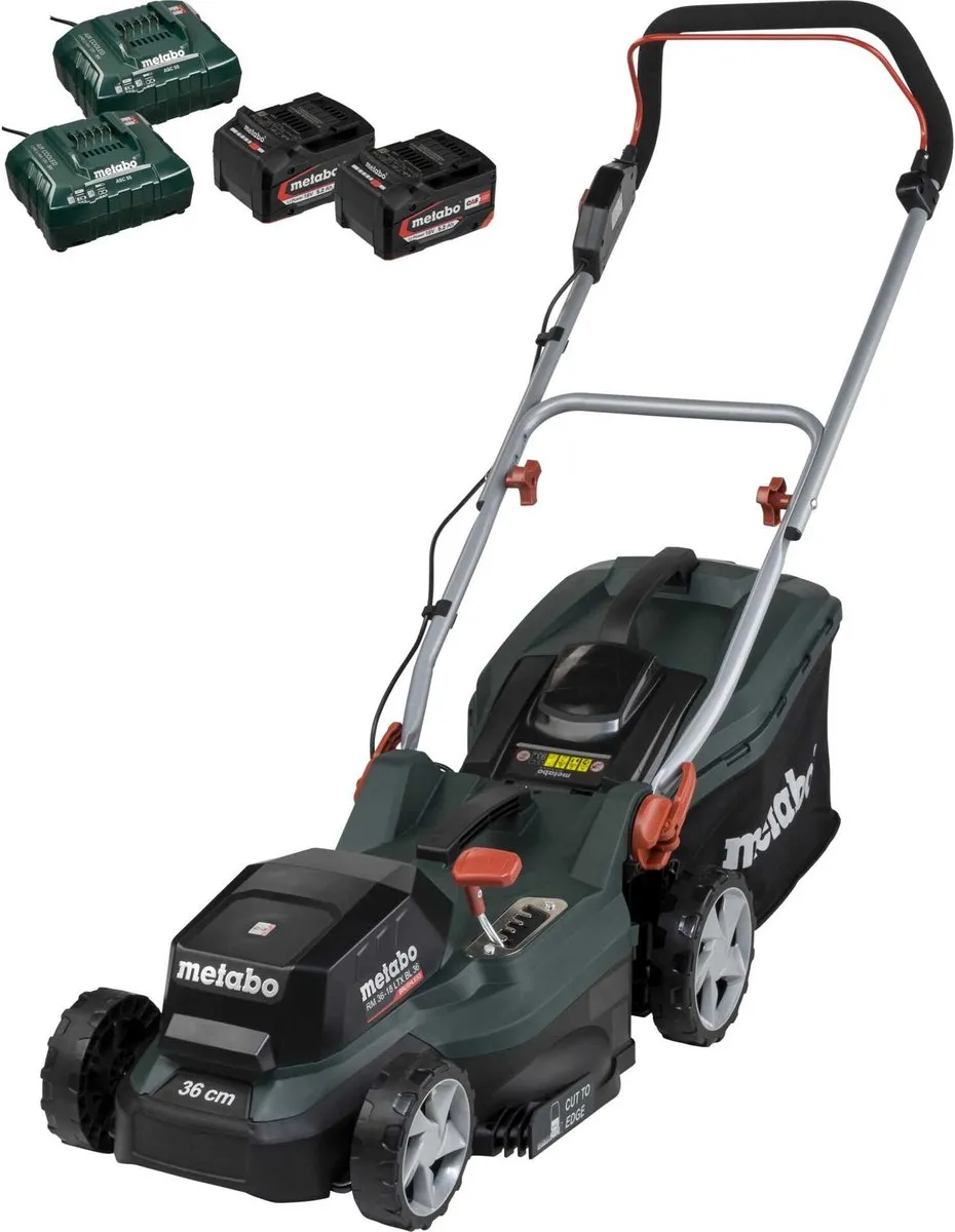 Metabo 36V ACCU Grasmaaier 36cm - 2x 5,2Ah Accu 45L