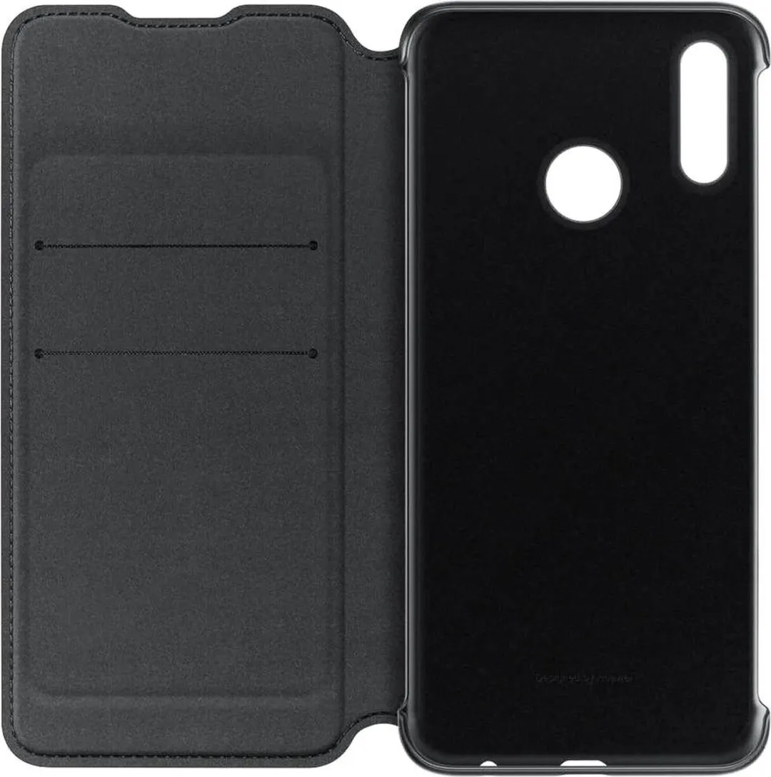 Huawei P Smart (2019) Porter Black Flip Cover - 2 Stuks - afbeelding 6 van 6
