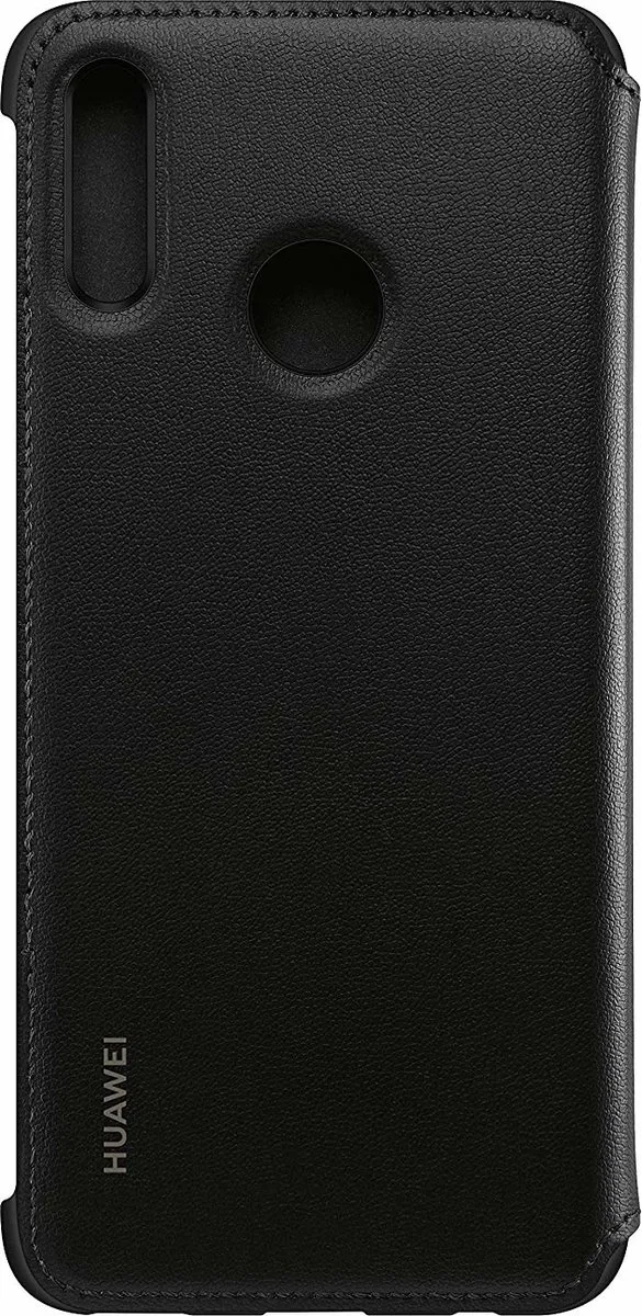 Huawei P Smart (2019) Porter Black Flip Cover - 2 Stuks
